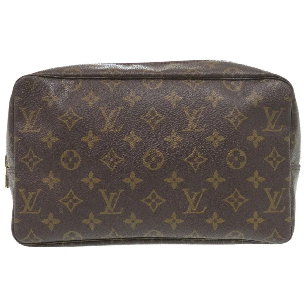 LOUIS VUITTON Brown Monogram Pouch